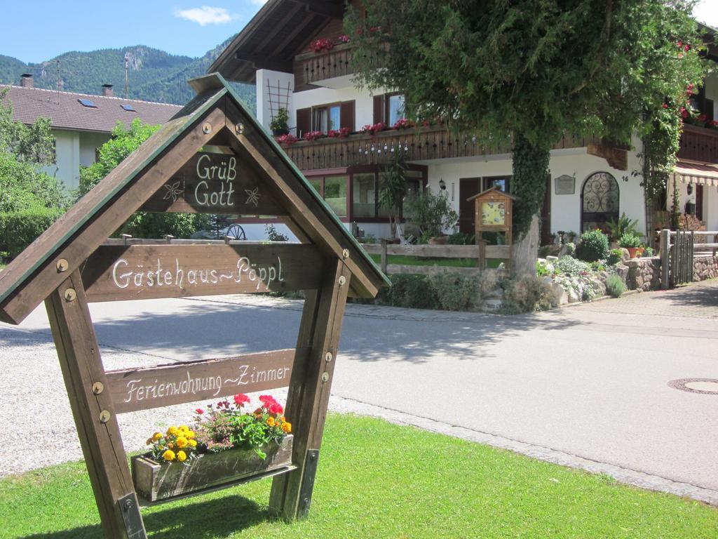 Gästehaus Pöppl Unterwössen Exterior foto